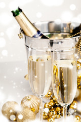  Celebration theme with champagne wine