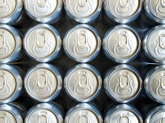 Background from banks of beer.