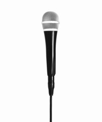 microphone on white