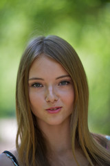 Fototapeta premium portrait of the beautiful girl