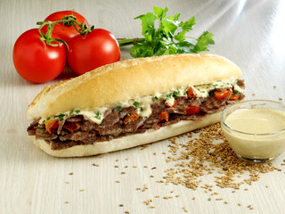 et döner sandviç