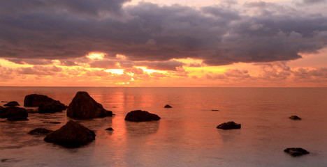 Fototapeta na wymiar Sunset Cove