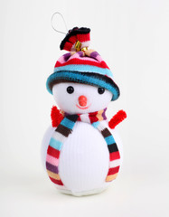 snowman on white