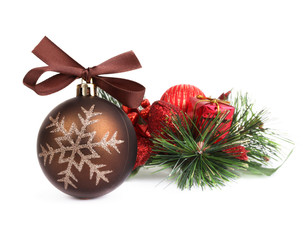 Christmas ball with decoration
