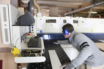 man working in a factory
