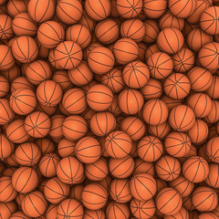 Obraz premium Basketballs background
