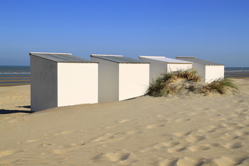 Strandhütten bei Oostduinkerke