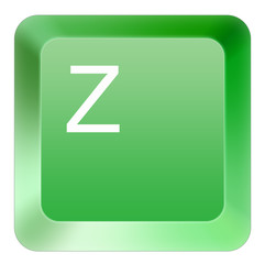 keyboard Z button green