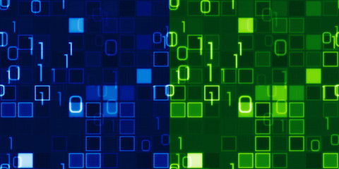 blue and green seamless IT backgrounds