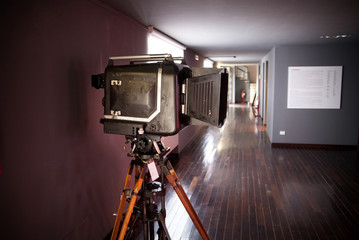 Museum piece of old film camera