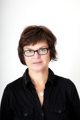 Fototapeta premium Woman with glasses in middle age