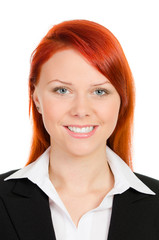 portrait einer jungen geschäftsfrau