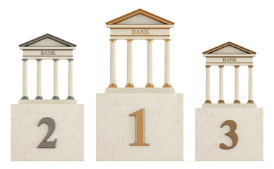 Fototapeta premium Bank podium