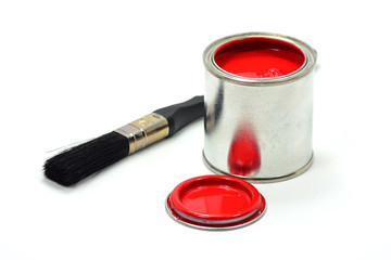 Red Paint Can