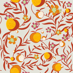 Seamless floral texture