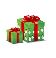 Green Christmas presents
