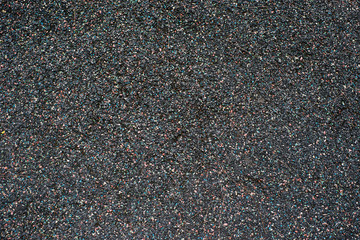 Black playground soft rubber surface