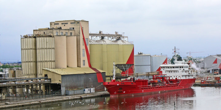 Trafic au port