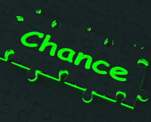 Chance Puzzle Shows Business Opportunities