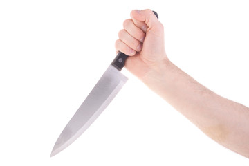 Hand with knife