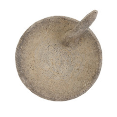Stone mortar and pestle