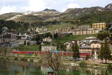 Fototapeta na wymiar St. Moritz, Switzerland