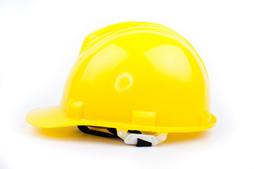 yellow builder safety hardhat