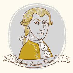 Wolfgang Amadeus Mozart.