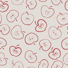 apple seamless pattern vector eps8
