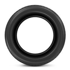 Car Tire isolated on white background