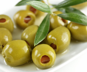 Green Stuffed Olives