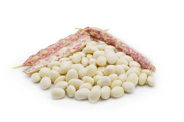 White Beans isolated on white