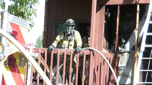 Fireman in Mask at Emergency
