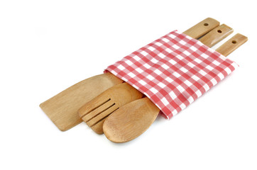 Wooden cooking utensils