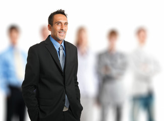 Fototapeta premium Smiling executive portrait