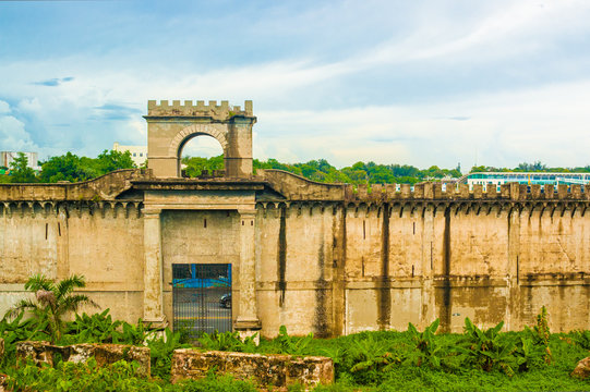 Walls of the Fortaleza Ozama