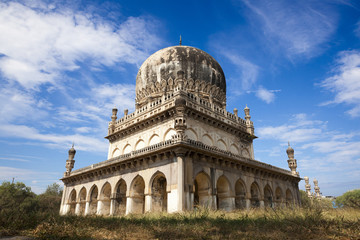 Fototapeta na wymiar Qutb Shahi Tombs in Hyderabad