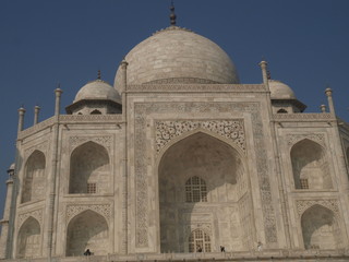 Fototapeta na wymiar Taj Mahal en Agra (India)