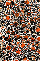 Fondo decorativo vintage de círculos