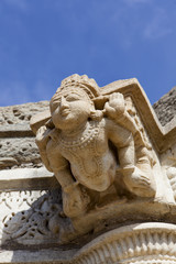 Temple carved statue, Kumbhalgarh Fort , Rajasthan