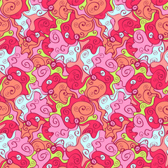 Beautiful colorful seamless pattern