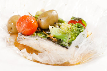 fish with vegetables