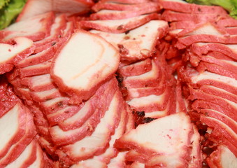 slice chinese bbq pork