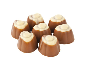 chocolate candy isolated