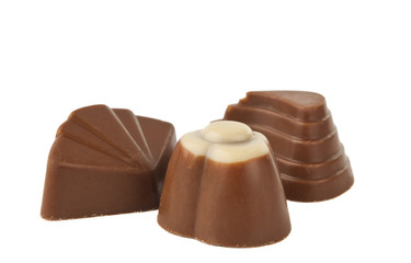 chocolate candy isolated