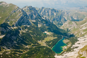Beautiful mountain landscape. Skrka Lake in National park Durmit