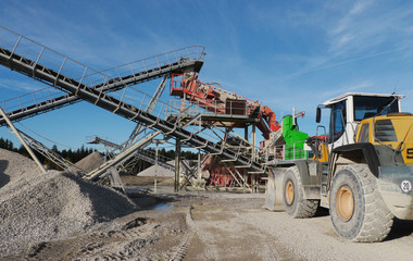 Förderanlage - Kieswerk