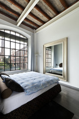 beautiful house, interior, view of the bedroom