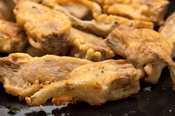 Carciofi fritti - Fried artichokes