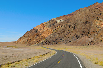 Death Valley Road Curve